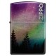 Зажигалка ZIPPO Colorful Sky с покрытием 540 Tumbled Chrome, латунь/сталь, разноцветная, 38x13x57 мм