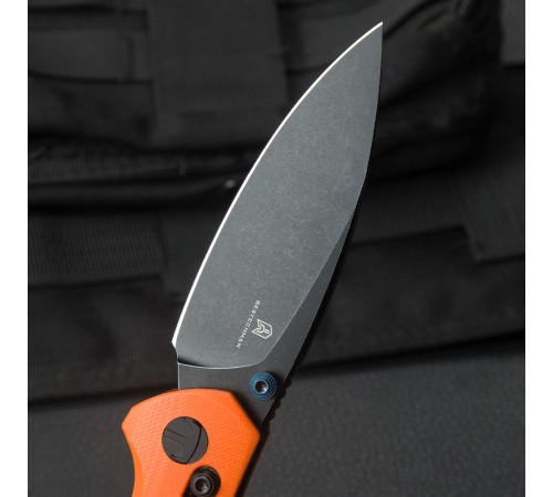 Нож Bestechman Ronan сталь 14C28N, рукоять G10 оранжевая