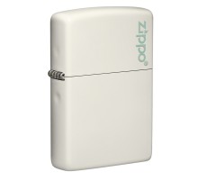 Зажигалка ZIPPO Classic с покрытием Glow In The Dark, латунь/сталь, белая, матовая, 38x13x57 мм