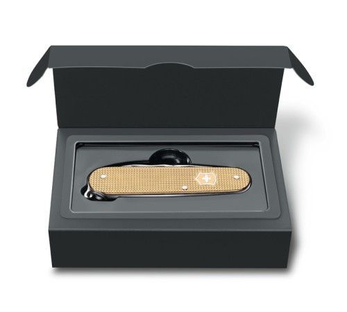 Нож перочинный VICTORINOX Cadet Alox, 84 мм, 9 функций, алюминиевая рукоять, золотистый