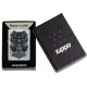 Зажигалка ZIPPO Viking Design с покрытием Brushed Chrome, латунь/сталь, серебристая, 38x13x57 мм