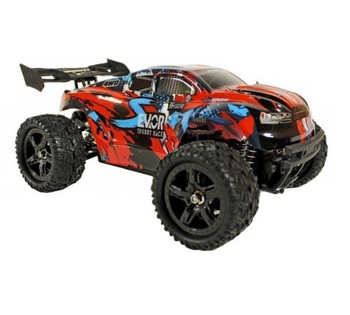 Радиоуправляемая трагги Remo Hobby S EVO-R Brushless (красная) 4WD 2.4G 1/16 RTR