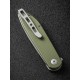 Складной нож SENCUT Bocll II D2 Steel Gray Stonewashed Handle G10 OD Green