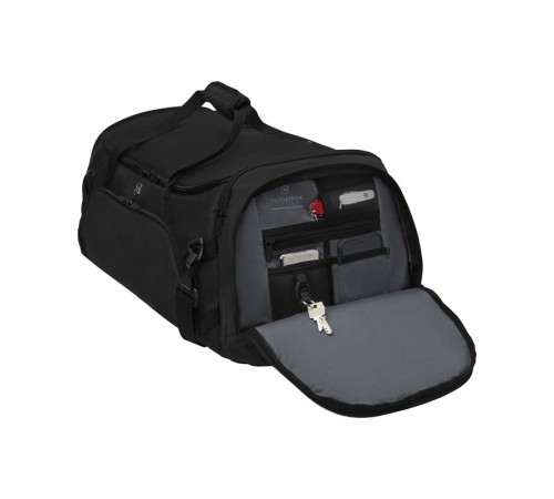Рюкзак-сумка VICTORINOX VX Sport Evo 2-in-1 Backpack/Duffel, чёрный, полиэстер, 65x37x28 см, 57 л