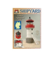 Сборная картонная модель Shipyard маяк Gellen Lighthouse (№48), 1/87