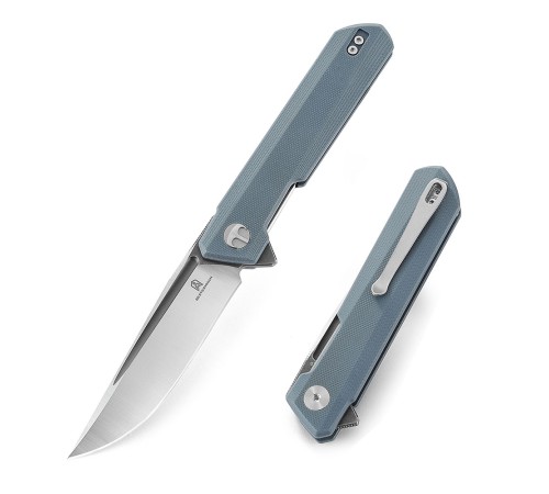 Нож Bestechman Dundee сталь D2, рукоять G10 серая