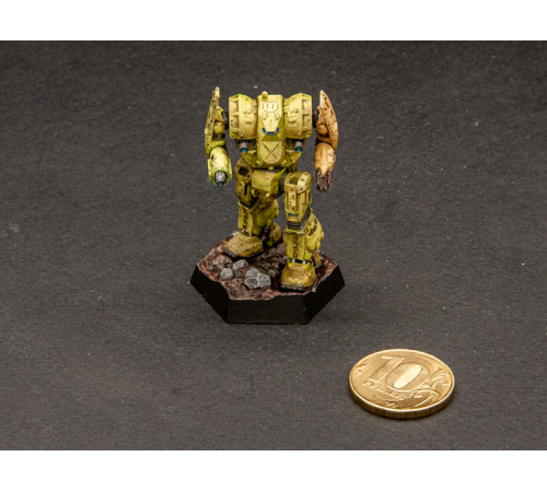 Сборная модель Red Iron Models Миниатюра для настольных игр боевой робот  «Грозный», 1/285