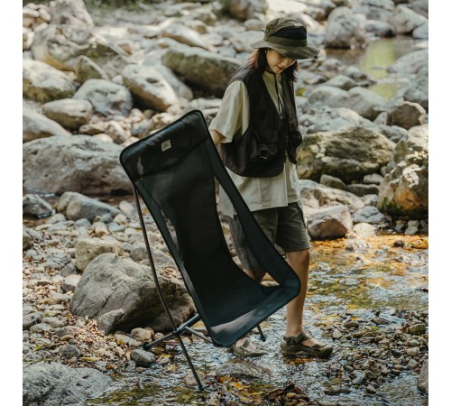 Кресло Naturehike Moon Chair CNK2450JJ015 складное чёрный L,6976023929410