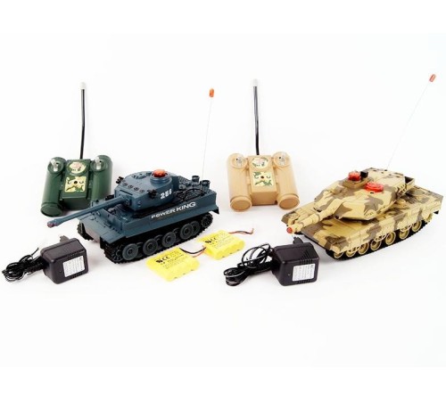 Р/У танковый бой Huan Qi 1:32 IV Tiger vs Leopard 2A5, 27/40МГц