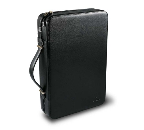 Портфель VICTORINOX для презентации и хранения ножей, кожаный, чёрный, БЕЗ НАПОЛНЕНИЯ