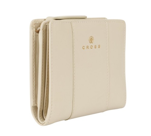 Кошелёк Cross Kelly Wall Ivory, кожа наппа, гладкая, цвет 
