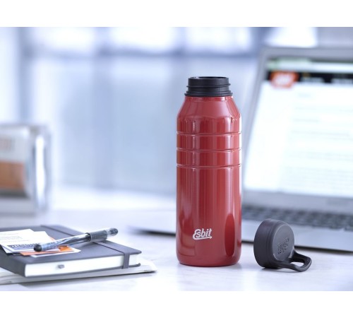 Бутылка для воды Esbit MAJORIS DB680TL-R, из нержавеющей стали, красная, 0.68 л