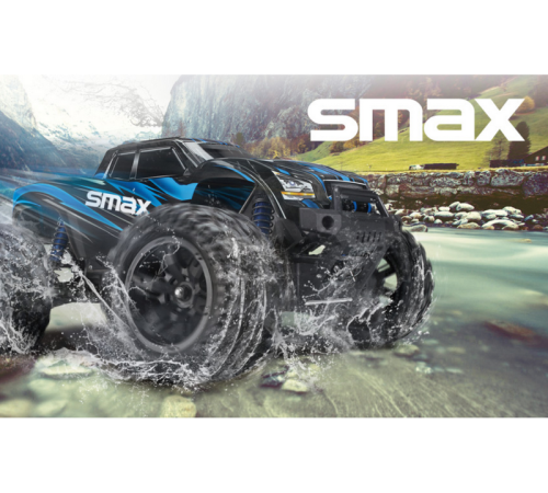 Радиоуправляемый монстр Remo Hobby SMAX (синий) 4WD 2.4G 1/16 RTR