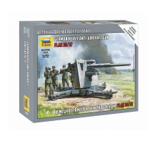 Сборные солдатики ZVEZDA Немецкое зенитное орудие FLAK-36 с расчетом, 1/72