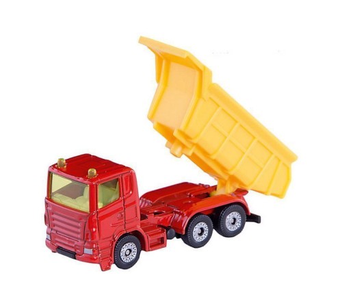 Грузовик Siku 1075 1/50, 9 см, красный/желтый