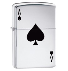Зажигалка ZIPPO Сlassic с покрытием High Polish Chrome, латунь/сталь, серебристая, 38x13x57 мм