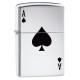 Зажигалка ZIPPO Сlassic с покрытием High Polish Chrome, латунь/сталь, серебристая, 38x13x57 мм