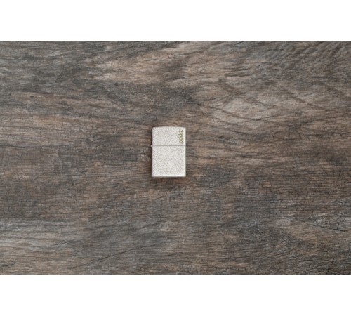 Зажигалка ZIPPO Classic с покрытием Mercury Glass, латунь/сталь, бежевая, матовая, 38x13x57 мм
