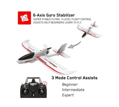 Радиоуправляемый планер Volantex RC Ranger 750мм Brushless 2.4G 4ch LiPo RTF with Gyro