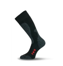 Носки Lasting TKS 834, polypropylene+nylon, темно-зеленый с серой вставкой, размер S , TKS834S