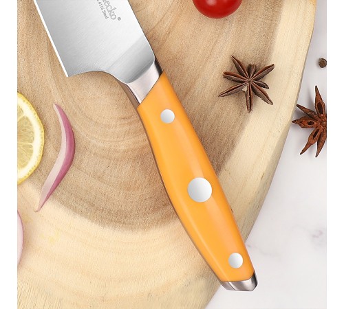 Нож шеф-повара Sunnecko 8 Inch Chef Knife, оранжевый
