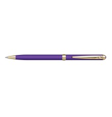 Ручка шариковая Pierre Cardin SLIM. Цвет - фиолетовый. Упаковка Е