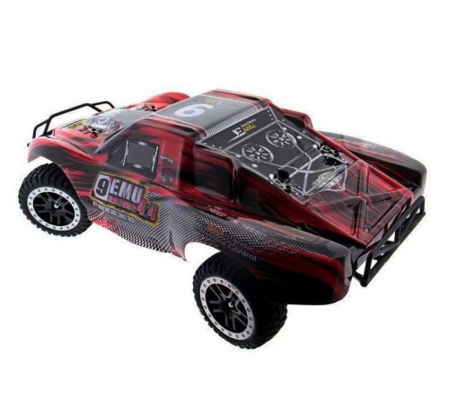 Радиоуправляемый шорт-корс Remo Hobby 9EMU TWINS MOTOR (красный) 4WD 2.4G 1/8 RTR