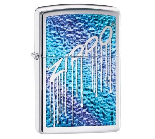 Зажигалка ZIPPO Classic с покрытием High Polish Chrome, латунь/сталь, серебристая, 38x13x57 мм