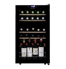 Винный шкаф Dunavox компрессорный двухзонный DXFH-30.80