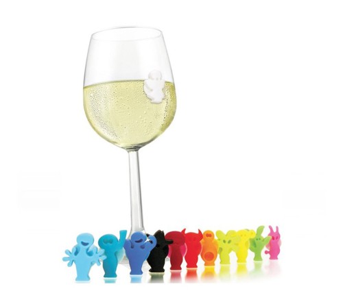 Маркеры для бокалов Vacu Vin Party People (12 шт)