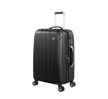 Чемодан SWISSGEAR TALLAC, черный, АБС-пластик, 46 x 28 x 68 см, 65 л