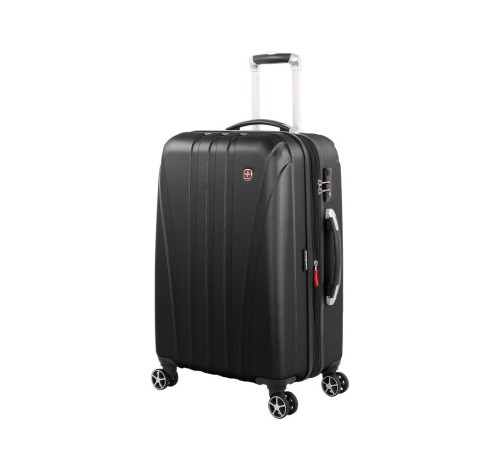 Чемодан SWISSGEAR TALLAC, черный, АБС-пластик, 46 x 28 x 68 см, 65 л