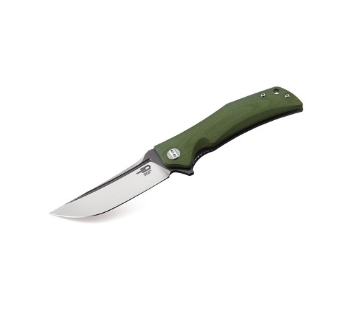 Нож Bestech Scimitar сталь D2, рукоять G10 зеленая