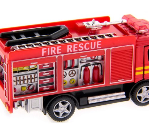 Машина Kinsmart Пожарная машина Rescue Fire Engine инерция (1/12шт.) б/к