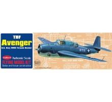 Сборная дер.модель.Самолет TBF Avenger. Guillows  1:30