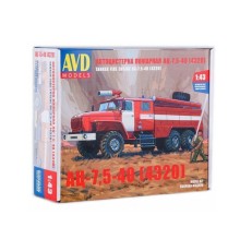 Сборная модель AVD Пожарная цистерна АЦ-7,5-40 (4320), 1/43