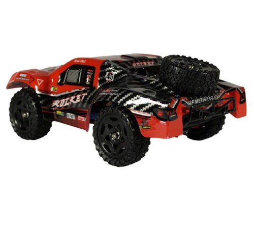 Радиоуправляемый шорт-корс Remo Hobby Rocket Brushless UPGRADE V2.0 (красный) 4WD 2.4G 1/16 RTR