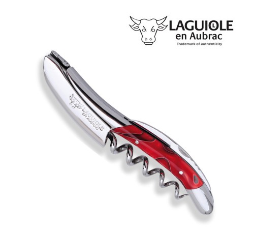 Штопор Laguiole En Aubrac Sommelier Marshmallow Rouge