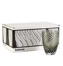Стаканы сервировочные Italesse Vertigo Tumbler Black 6 шт.