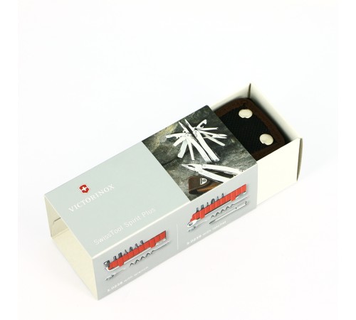 Мультитул VICTORINOX SwissTool Spirit XC Plus Ratchet, 105 мм, 38 функций, в нейлоновом чехле