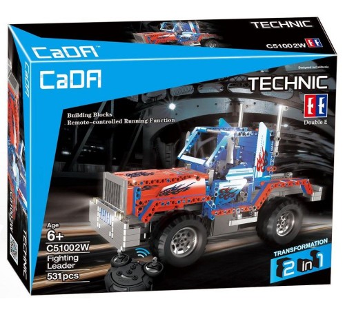 Р/У конструктор CaDA Technic грузовик / джип 
