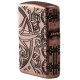 Зажигалка ZIPPO Armor™ с покрытием Antique Copper™, латунь/сталь, медная, матовая, 38x13x57 мм