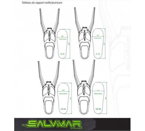 Ласты Salvimar SPEEDER CARBO,  43/44