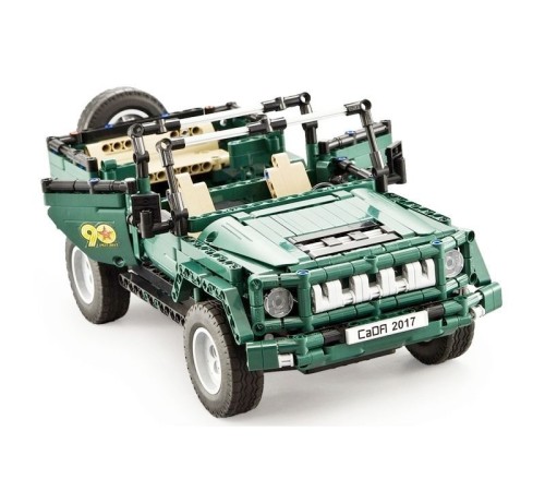 Р/У конструктор CaDA Technic Военный джип (561 деталь)