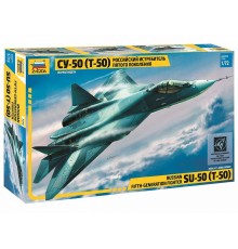 Сборная модель ZVEZDA Самолёт пятого поколения Су-50 (Т-50), 1/72