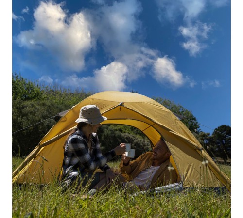 Палатка Naturehike P-Series NH18Z033-P трехместная темно-зеленая, 6927595783665
