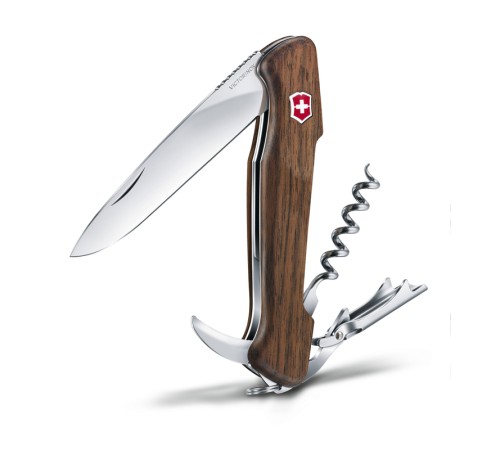 Нож перочинный VICTORINOX Wine Master, 130 мм, 6 функций, с фиксатором, рукоять из орехового дерева