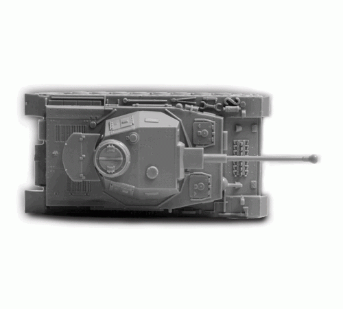 Сборная модель ZVEZDA Немецкий танк Т-IV F2, 1/100