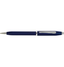 Шариковая ручка Cross Century II Blue lacquer, синий лак с отделкой родием