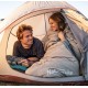 Ультралёгкий спальный мешок с капюшоном Naturehike M400 Хлопок Правая молния